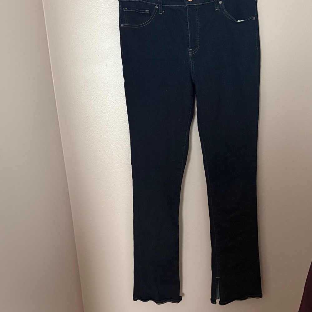 Express Women's Black Straight Leg Jeans